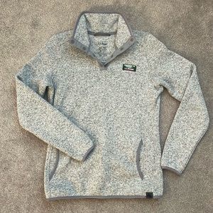 XXS LLBean sweater fleece pullover